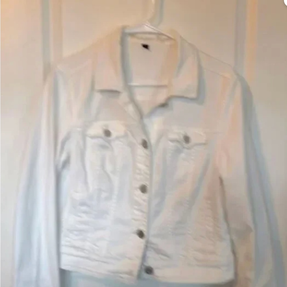 Women's White Denim Jacket